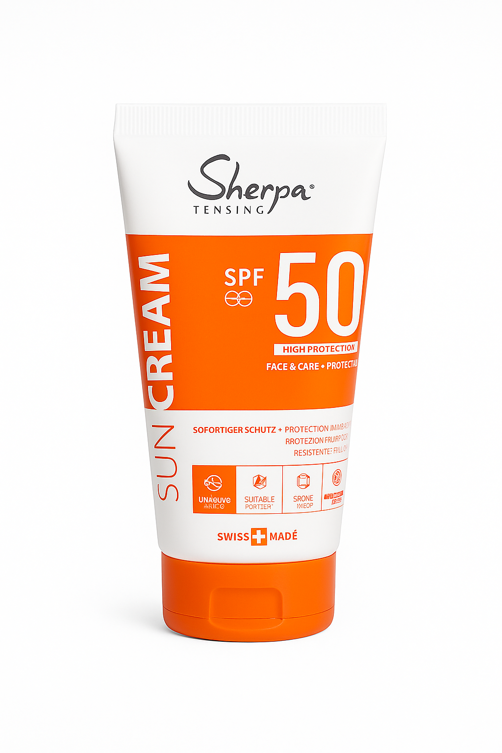 🌞Sherpa® Tensing Crème Solaire SPF 50 — Protection Solaire Suisse Haute Performance