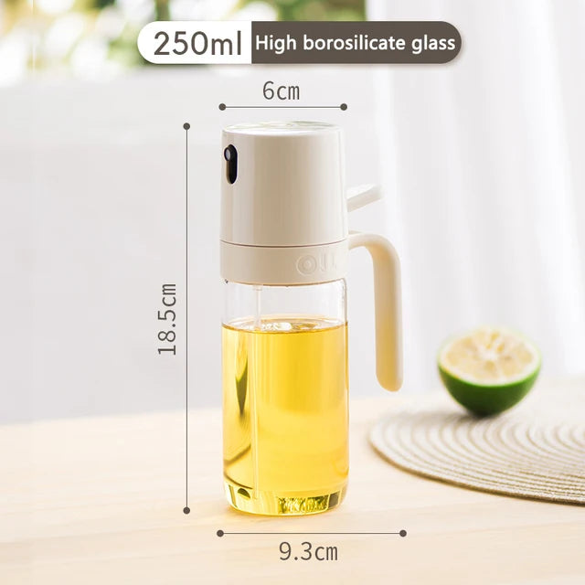 Brumisateur d'huile en verre borosilicaté pour la cuisine et les barbecues