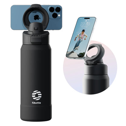 Gourde Isotherme avec Support de Téléphone - 1L | Idéale pour l’Été, le Sport et le Bureau