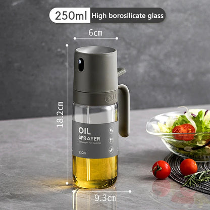 Brumisateur d'huile en verre borosilicaté pour la cuisine et les barbecues